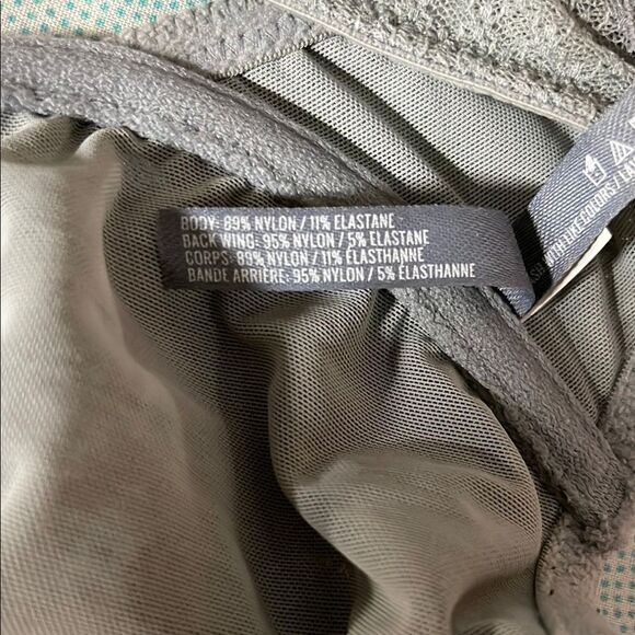 Elegant Gray Lace Bra, 34B. - Picture 7 of 9